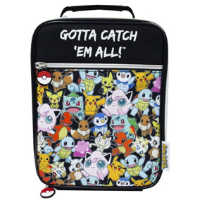 Pokemon Gotta Catch Em All Lunch Bag Black (One Size)