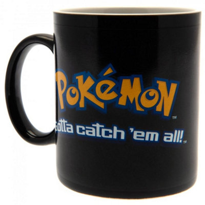 Pokemon Heat Changing Mug Black (One Size)