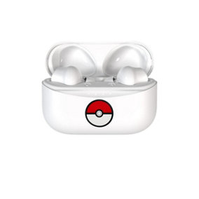 Pokemon Pokeball Wireless Earbuds White/Red (One Size)