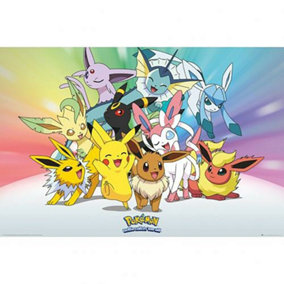 Pokemon Poster Multicoloured (One Size)
