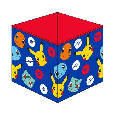 Pokemon Storage Box Foldable Space Saving Cube Childrens Compact ...
