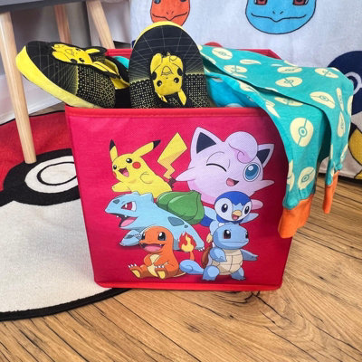 Pokemon Storage Box Foldable Space Saving Cube Childrens Compact ...