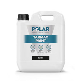 Polar Black Tarmac Paint - 5 Litre - Enhance & Protect Driveway