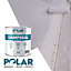 Polar Damp Seal White Anti Damp Paint 1 Litre, Damp Proof Paint Stain Blocker Brick, Concrete, Cement and Plaster Walls