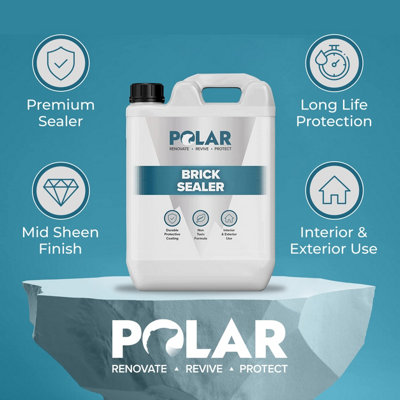 Polar Dust Proof Brick Sealer 5 Litre, Seal & Protect Interior ...