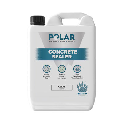 Polar Dust Proof Concrete Sealer 5 Litre for Interior & Exterior Use Ideal for Stone & Concrete Price Comparisons | Compare The Build