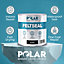 Polar Felt Seal Paint 1L Grey, Instant Waterproof Roof Sealant for All Felt Roofs