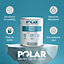 Polar Patio Floor Paint Light Grey - 2.5 Litre, Ideal For Stone & Concrete Floors