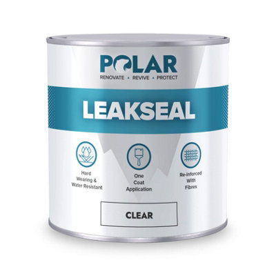 Polar Premium Leak Seal Clear Paint - 250ml - Instant Waterproof Roof ...