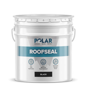 Polar Roof Seal Paint Black 20KG Instant Waterproof Roof Sealant
