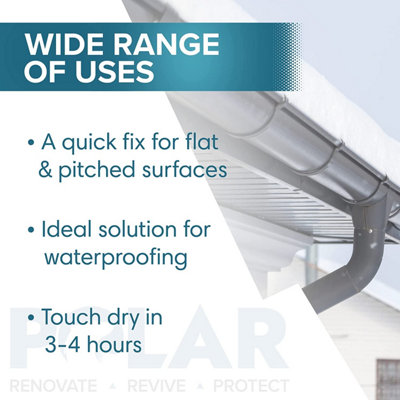 Polar Roof Seal Paint Black 20KG Instant Waterproof Roof Sealant