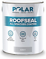 Polar Roof Seal Paint Grey 5kg Instant Waterproof Roof Sealant