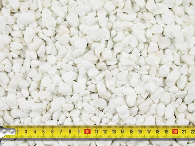 Polar White Spanish Marble Gravel 10mm - Bulk Bag (800kg) - 5