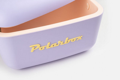 Polarbox Retro 12L Coolbox - Lilac Classic