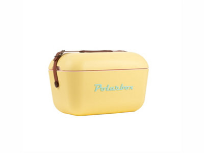 Polarbox Retro 12L Coolbox - Yellow Classic