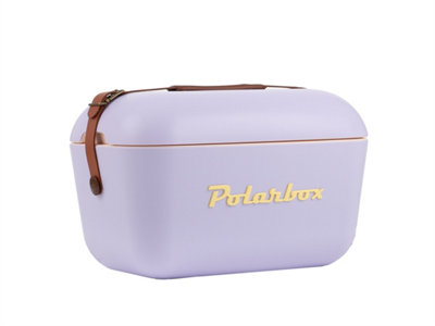 Polarbox Retro 20L Coolbox - Lilac Classic