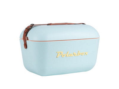 Polarbox Retro 20L Coolbox - Sky Blue Classic | DIY at B&Q