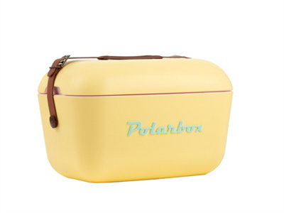 Polarbox Retro 20L Coolbox - Yellow Classic