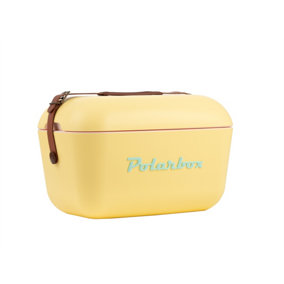 Polarbox Retro 20L Coolbox - Yellow Classic