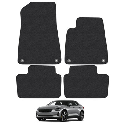 Polestar 2 2020-Onwards Car Floor Mats Carpet Tailored Fit Set Anti-Slip