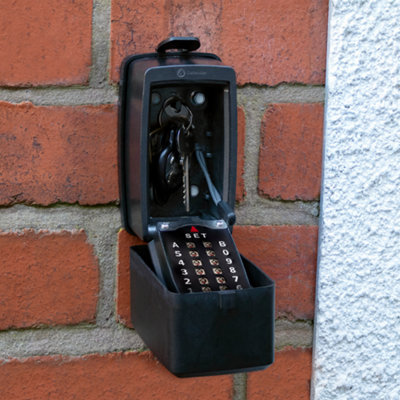 Police Accredited Key Safe Wall Mounted Outdoor Key Lock Box