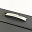 Polished Chrome Curved Kitchen Cabinet Bow Handle 128mm Cupboard Door Drawer Pull Wardrobe Furniture Replacement
