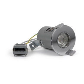 Polished Chrome GU10  Fire Rated Downlight - IP65 - SE Home