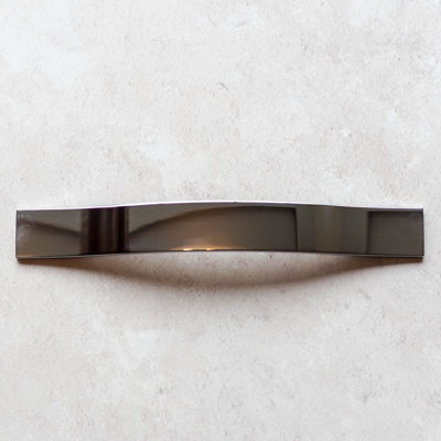 Polished Chrome Kitchen Cabinet Strap Handle 160mm Bedroom Bathroom Furniture Cupboard Door Drawers Wardrobe Replacement