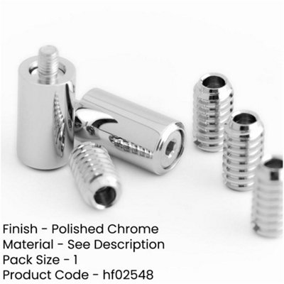 Polished Chrome Locking Sash Stop for Secure Windows - Window Fastener