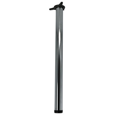 Polished Chrome-Plated, Table Leg, 870mm x 60mm Diameter Price Comparisons | Compare The Build
