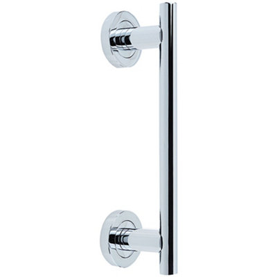 Polished Chrome Pull Handle 225mm for Modern Doors - Door Handle