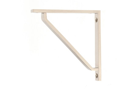 Polished Nickel Barton Shelf Bracket (150mm x 150mm)