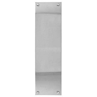 Polished Stainless Steel Finger Plates 305x75mm - Durable and Stylish Design - Door Protector Plate