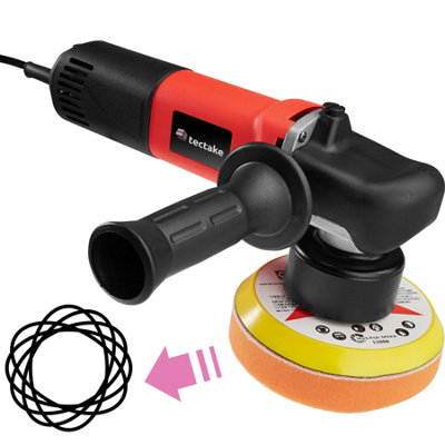Polisher set dual action 710W - black/red