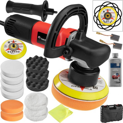 Polisher set dual action 710W - black/red