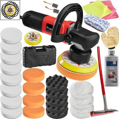 Polisher set dual action 710W - red