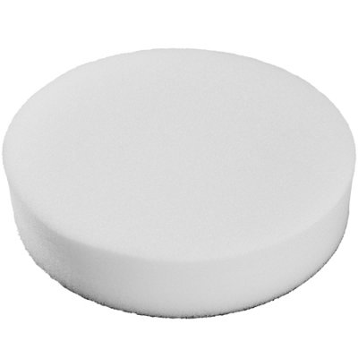 Polishing disc & polishing sponge set (180mm, 6pcs) - white