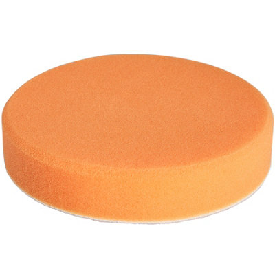 Polishing disc & polishing sponge set medium density (150mm, 6pcs) - orange