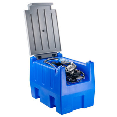 POLLOR 220L Portable AdBlue Dispenser Tank with 12V Electric Pump & 4M Hose
