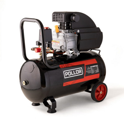POLLOR 50L Air Compressor 9.6 CFM 2.5HP 8 Bar 115psi Direct Drive 50 ...