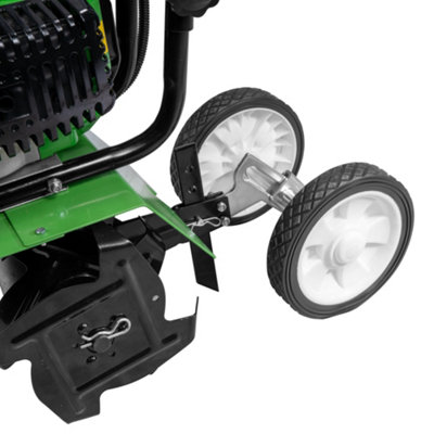 POLLOR 52cc Petrol Rotavator Garden Tiller 2-Stroke Mini Soil ...