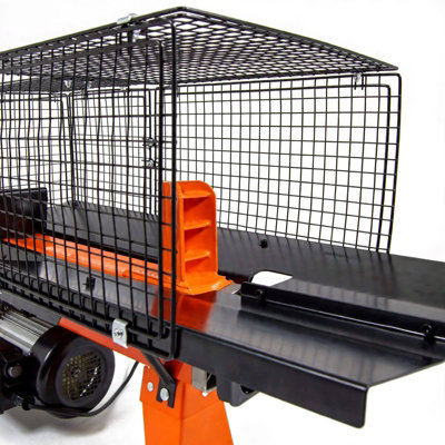 POLLOR Compact Horizontal Log Splitter 1500W 4 Ton Force 370mm Max Log ...