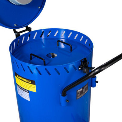 POLLOR Portable Sandblaster Integrated Vacuum Suction and Collection ...