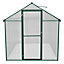 Polycarbonate Greenhouse 6ft x 8ft  Green