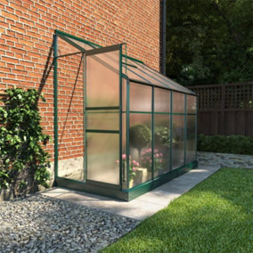 Polycarbonate Lean-To Greenhouse - 4x8