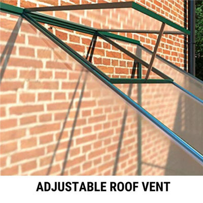 Polycarbonate Lean-To Greenhouse - 4x8 - 9
