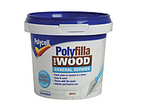 Polycell 5207197 Polyfilla for Wood General Repairs White Tub 380g PLCWGRWH380