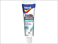 Polycell 5207203 Polyfilla For Wood General Repairs Tube White 75g PLCWGRW75