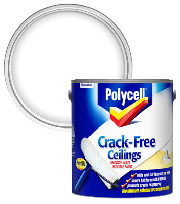 Polycell Crack Free Ceilings Smooth Matt 2.5L