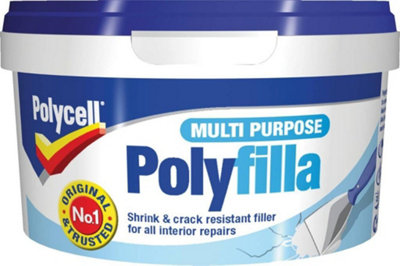 Polycell MultiPurpose Polyfilla Ready Mixed 600g Tub DIY at B&Q